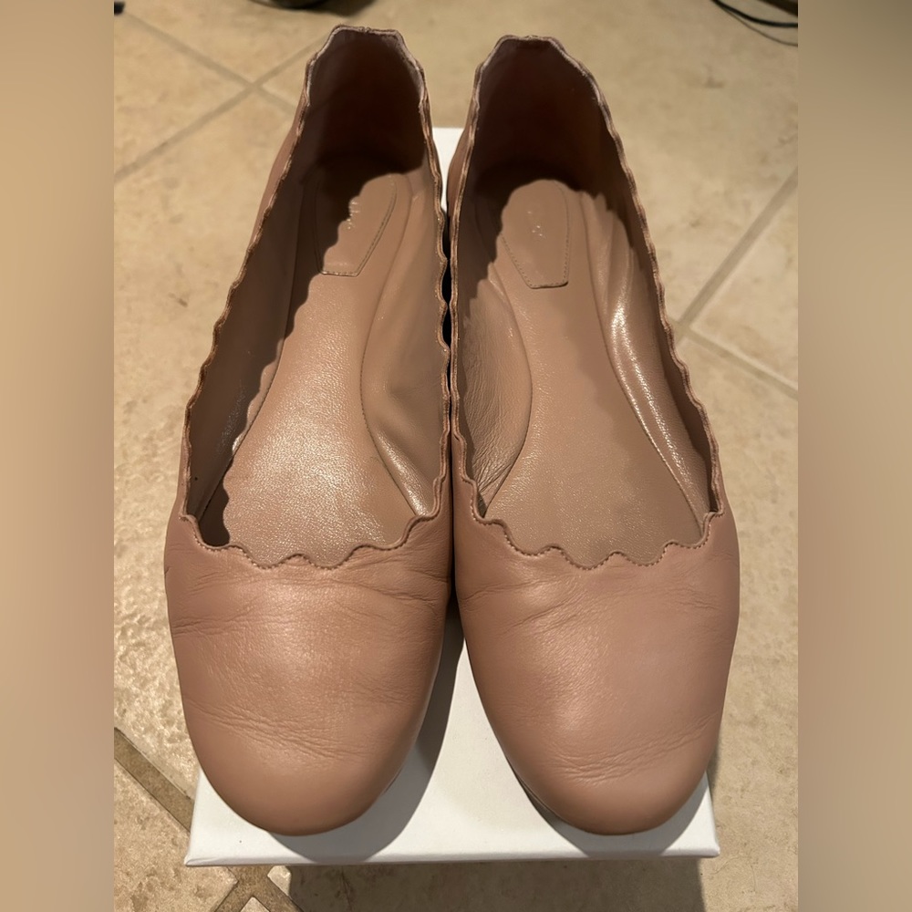 Chloe Scalloped Flat